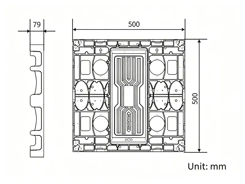 LAC Vision Floor Display-DOB、COD  V1.2