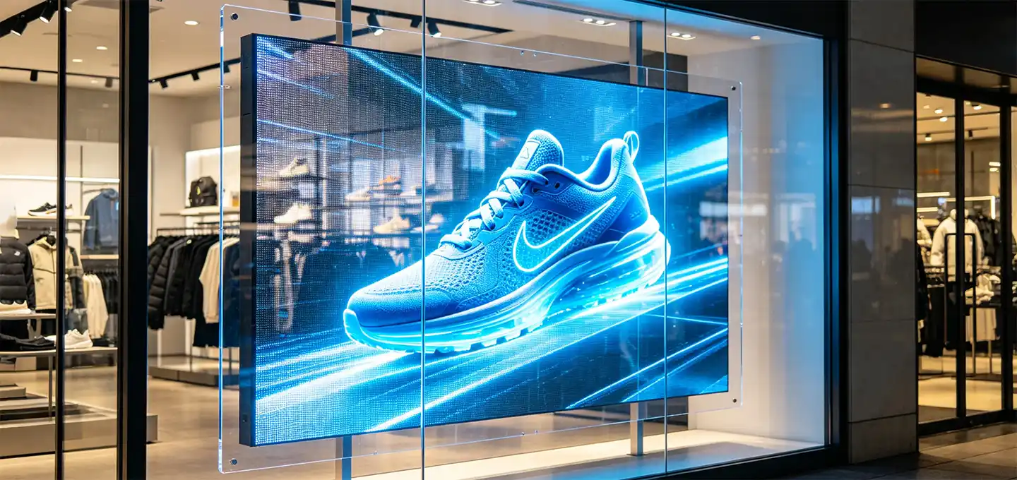 LAC Vision Transparent Film Display